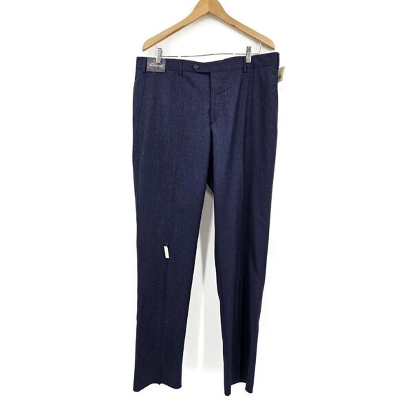 New Trussini Dark Navy Dress Pants Mens 38 Boyd's Philadelphia - Picture 1 of 6